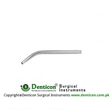 Yankauer Suction Tube Fig. 2 Stainless Steel, 10 cm - 4"